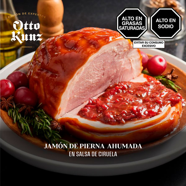 Jamón de Pierna Ahumada en Salsa de Ciruela